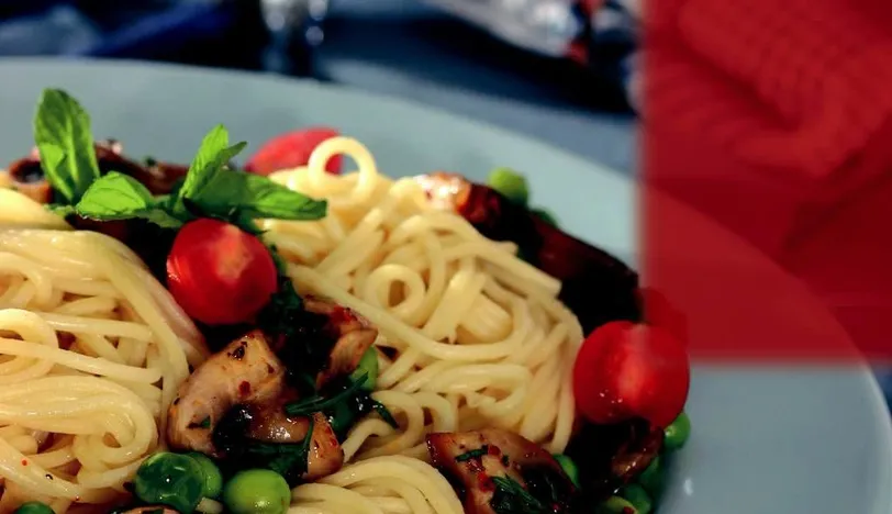Mantarlı Spagetti