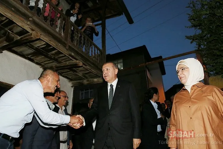 Cumhurbaşkanı Erdoğan,iftarını o aileyle beraber açtı