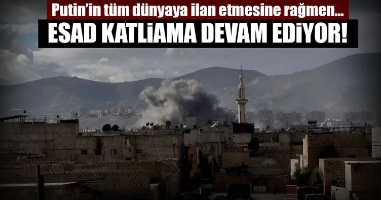 Son dakika: Esad yine Doğu Guta’ya saldırdı