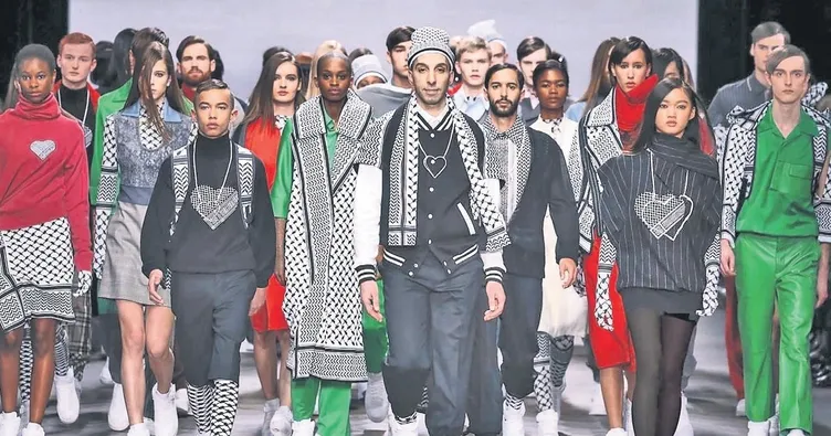 Bayraklı koleksiyonun geliri Filistin’e