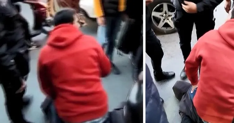 İstanbul’da hareketli anlar: Vatandaşlar kapkaççıyı böyle yakaladı!