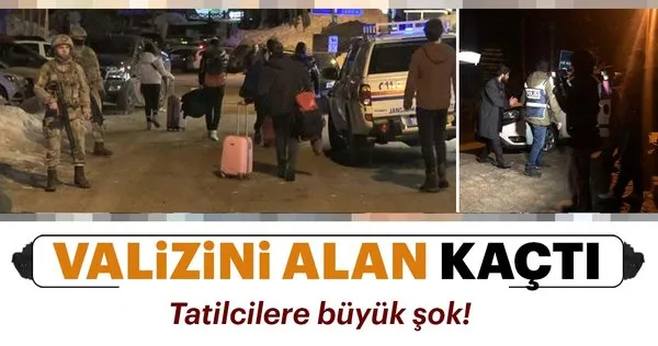 Uludağ'da cinayet! Valizini alan kaçtı