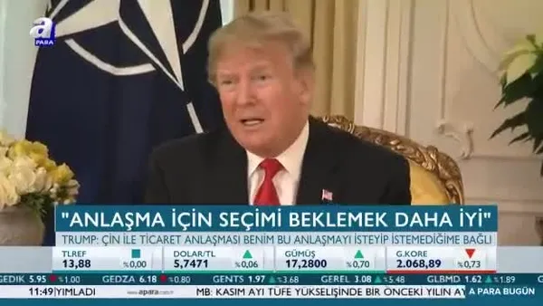 Trump: Anlaşma için seçim sonrasını beklemek daha iyi olabilir