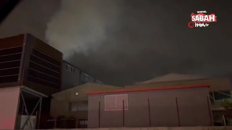 Bursa’da iplik fabrikasında çıkan yangın büyümeden söndürüldü | Video