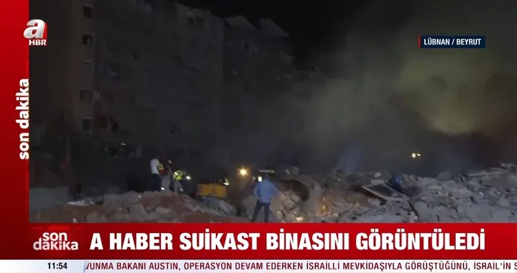 SON DAKİKA | İsrail ölümünü duyurdu: A Haber Nasrallah’ın suikast binasını görüntüledi!