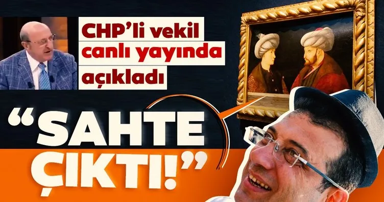 CHP’li İlhan Kesici canlı yayında itiraf etti: İBB’nin 6.5 milyona aldığı Fatih Portresi sahte...