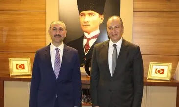 Adalet Bakanı Gül, İstanbul BİM Başkanı Yılmaz’ı ziyaret etti