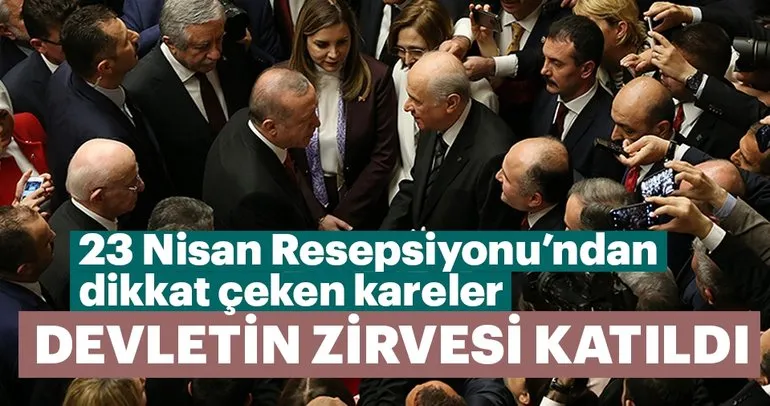 TBMM'de 23 Nisan resepsiyonu