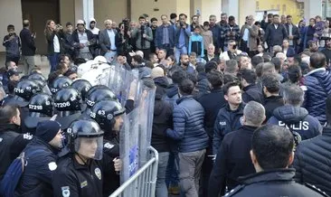 Halfeti’de belediye önünde polise taşlı saldırı: 8 gözaltı #sanliurfa