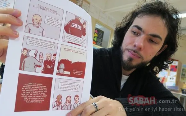 Fransa'da Müslüman çocukların gözaltına alındığı olay çizgi roman oldu