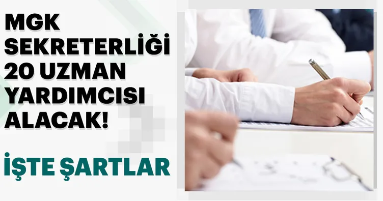 MGK sekreterliğine personel alımı ilanı!