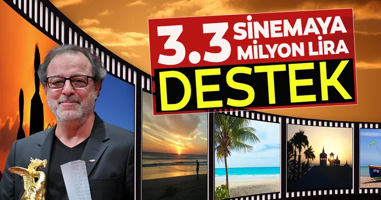Sinemaya 3.3 milyon lira destek