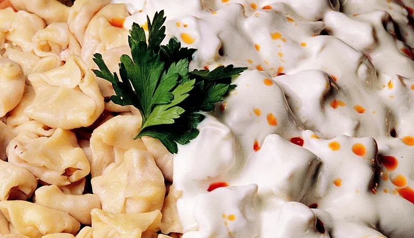 Peynirli Cevizli Köy Mantısı