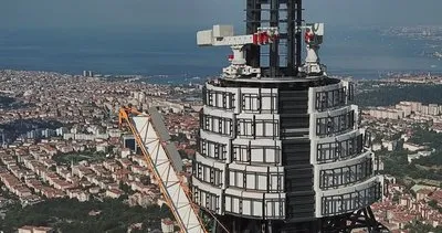 Çamlıca TV-Radyo Kulesi inşaatında sona yaklaşılıyor