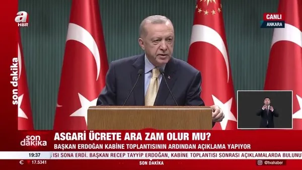 Son Dakika: Kabine Toplantısı sonrası Başkan Erdoğan’dan önemli açıklamalar | Video