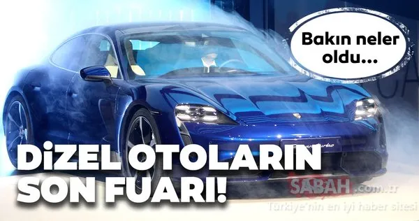 Dizel otoların son fuarı! Frankfurt Otomobil Fuarı'nda bakın neler oldu...