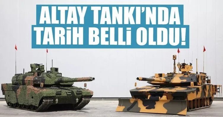 Altay Tankı ihalesi 15-20 günde tamamlanacak
