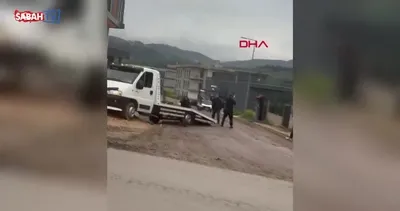 Öfkeli sürücü ortalığı birbirine kattı!