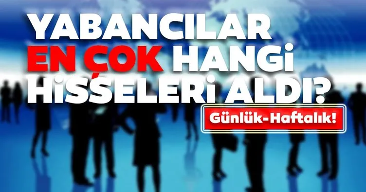 Borsa İstanbul’da günlük-haftalık yabancı payları 28/09/2020