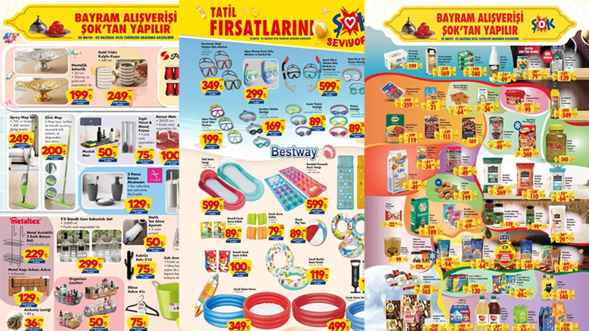ŞOK Bayrama Özel Aktüel Katalog: 20 Mayıs - 2 Haziran Ürünleri