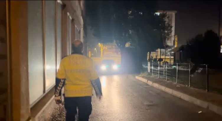 Alkollü sürücünün panik anları: Kameraları görünce bakın ne yaptı!