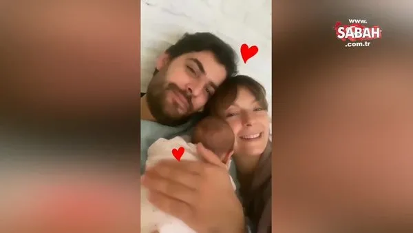 Oyuncu Özge Özder'den bebeği ve eşiyle yeni paylaşım | Video