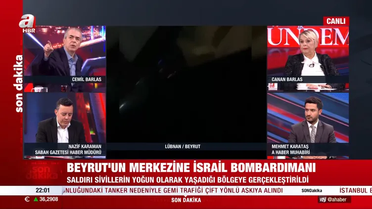 Son dakika: Katil İsrail kana doymuyor! Beyrut’un merkezine bir günde ikinci saldırı