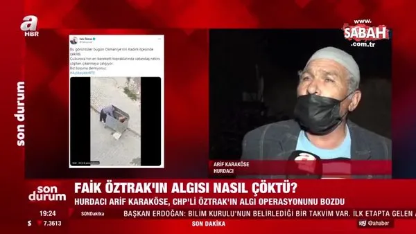 CHP Parti Sözcüsü Öztrak’tan manipülasyon! Çöpten ekmek topladı diye sundu, hurdacı çıktı! O kişi A Haber’e konuştu | Video