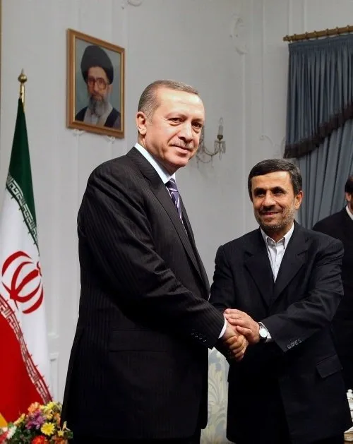 Başbakan Erdoğan-Ahmedinejad görüşmesinden kareler