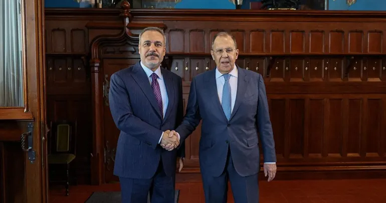 Fidan ile Lavrov görüştü