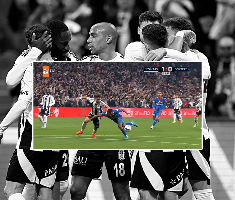 Son dakika haberi: Beşiktaş - Göztepe maçında tartışılan karar! İşte Kartal’ın 10 kişi kaldığı pozisyon