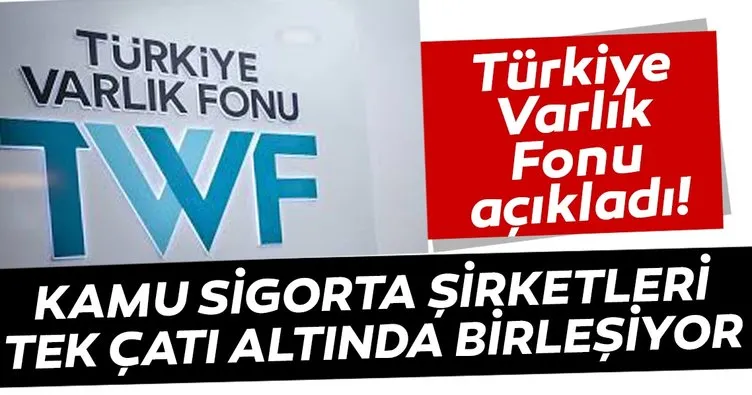 Türkiye Varlık Fonu: Kamu sigorta şirketlerinin tek çatı altında birleştirilmesi projesinde ilk aşama tamamlandı