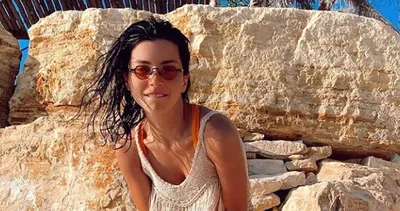 Merve Boluğur havuzdan çıktı sevgilisine sarıldı! Merve Boluğur ile sevgilisi Burak Dayı’dan paylaşım!