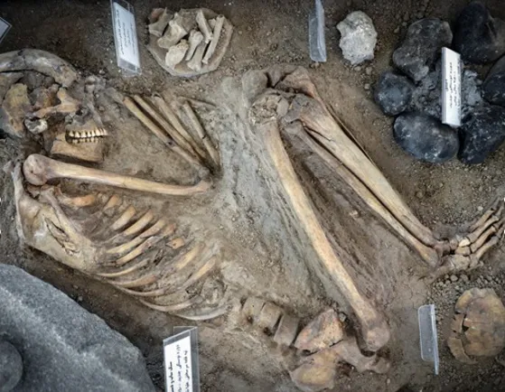 M.Ö. 7500 yılına ait insan iskeleti