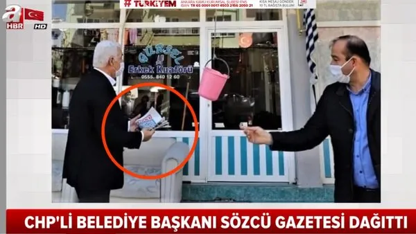CHP'li belediyelerde resmi araçlarla skandal dağıtım kamerada! Sözcü Gazetesi de listesini yayınladı | Video