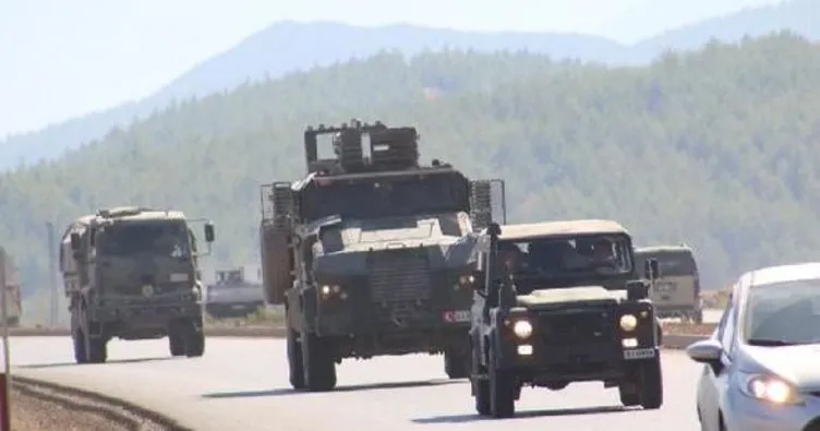 Askeri konvoy Reyhanlı’ya ulaştı