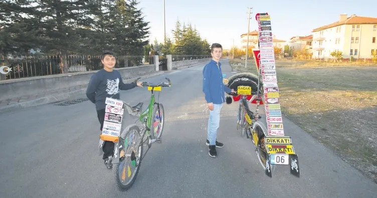 Muhammed Emin’in sıra dışı bisikleti