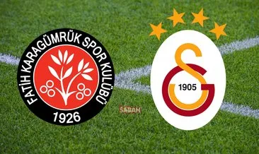 Karagümrük Galatasaray maçı hangi kanalda? Süper Lig Karagümrük Galatasaray maçı ne zaman, saat kaçta?