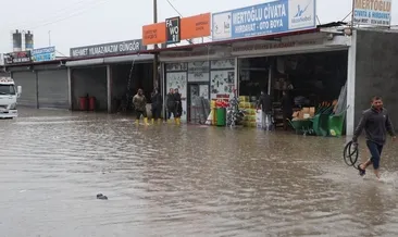 Küçük Sanayi Sitesi’ni sel vurdu