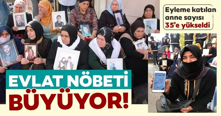 HDP binası önünde ’Evlat Nöbeti’ büyüyor! Aile sayısı 35’e yükseldi