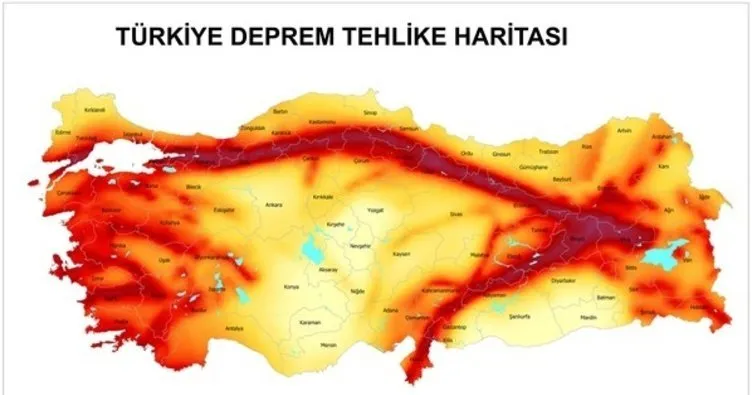Türkiye deprem haritası 2020: Türkiye’de deprem riski en az ve en çok olan iller nerede, hangi bölgede?