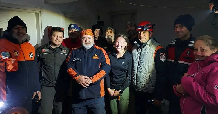 Muğla’da dağda mahsur kalan turist kurtarıldı