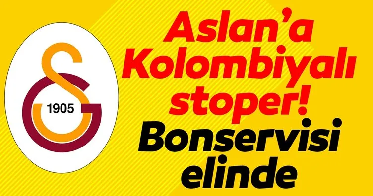 Galatasaray’a Kolombiyalı stoper! Bonservisi elinde...