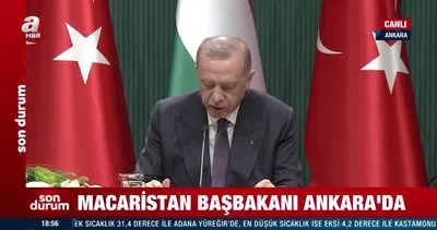 Son dakika! Başkan Erdoğan, Macaristan Başbakanı Viktor Orban ile ortak basın toplantısı düzenledi | Video