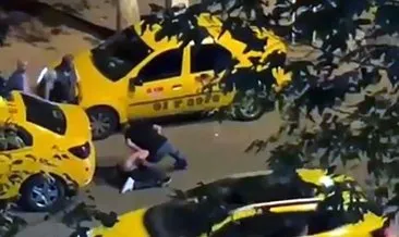 Yer Adana: İki taksici skuter sürücüsünü böyle dövdü! #adana