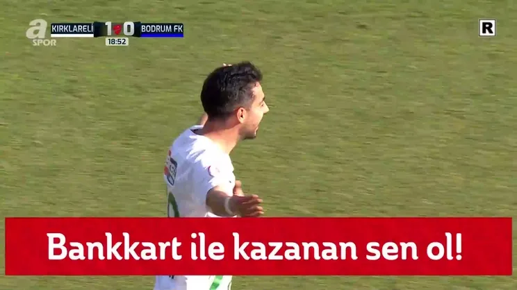 GOL | Kırklarelispor 2-0 Sipay Bodrum FK