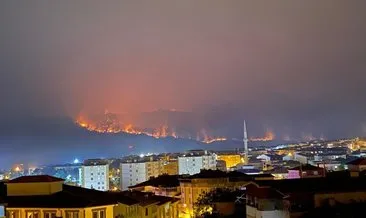 Bilecik’te tarihinin en büyük orman yangını: 4 köy boşaltıldı #bilecik