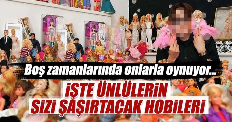 İşte ünlülerin sizi şaşırtacak hobileri...