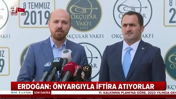 Bilal Erdoğan'dan Okçular Vakfı ile ilgili iddialara yanıt