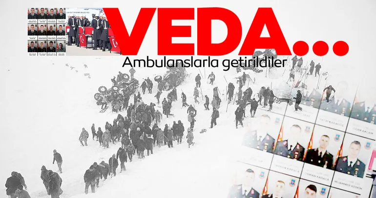 Son dakika haberi: Van’da kaza ve çığ şehitlerine veda